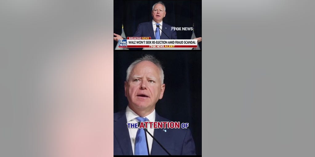 BREAKING: Tim Walz won't seek re-election as Minnesota governor