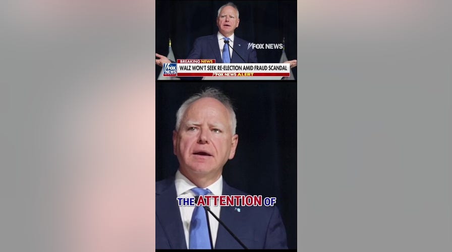 BREAKING: Tim Walz won't seek re-election as Minnesota governor