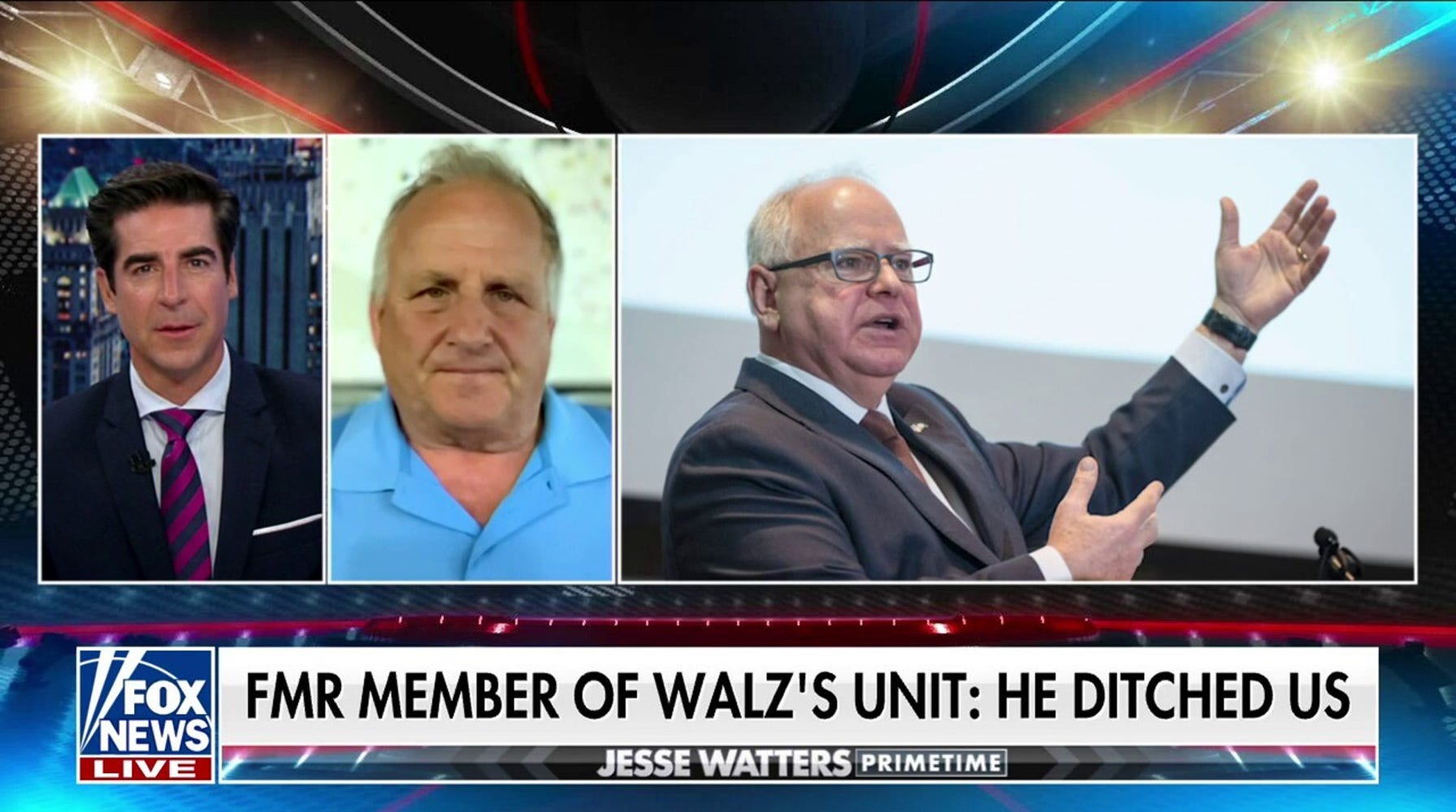 Gov. Walz's Battalion Member Accuses Him of 'Ditching' Soldiers Before Iraq Deployment