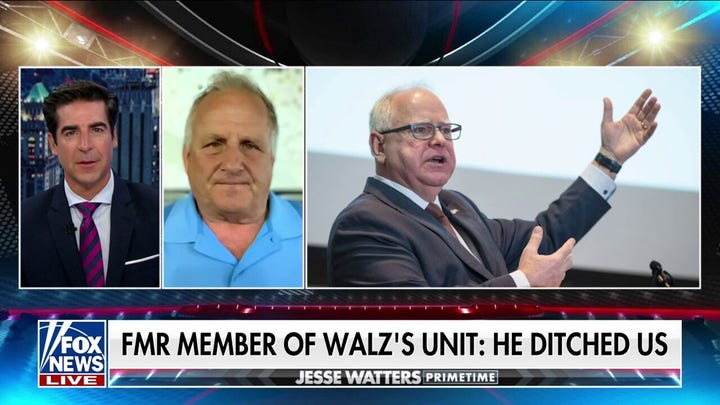 Member of Gov. Walz's battalion says he 'ditched' them