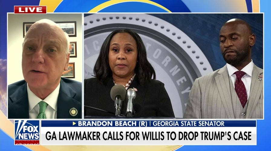 Georgia state senator demands DA Willis drop case against Trump amid inappropriate relationship accusations
