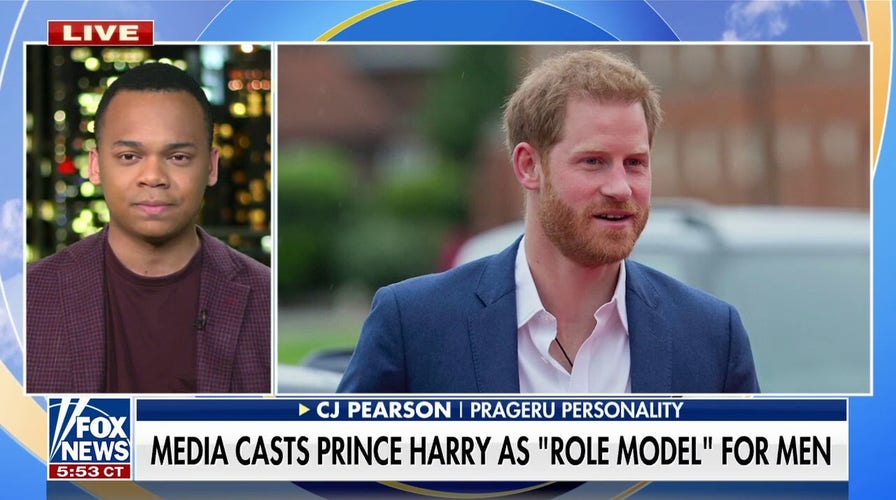 CJ Pearson rips 'beta male' Prince Harry as media cast him as 'role model'