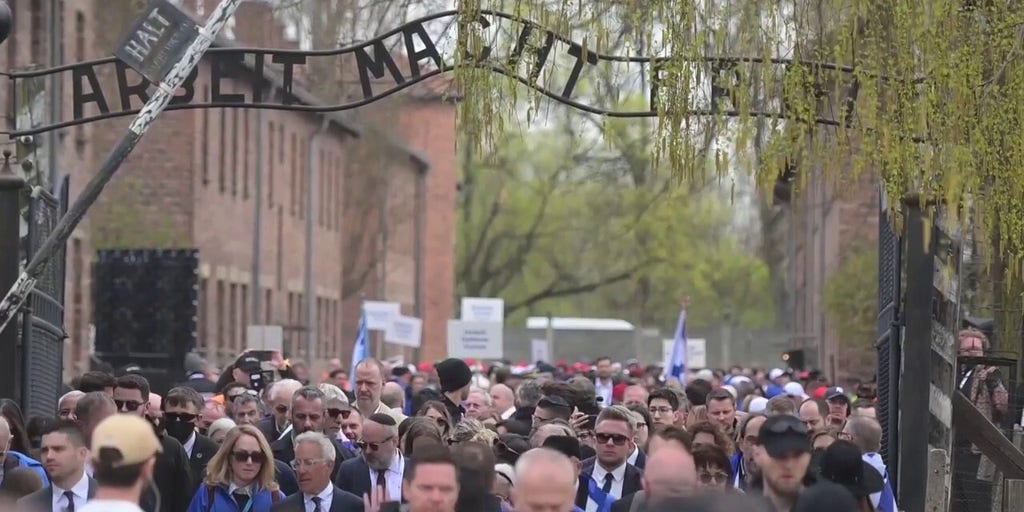 March of the Living at Auschwitz-Birkenau