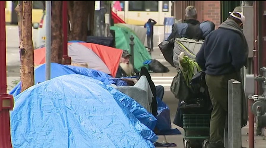 Homeless camps block business reopenings amid coronavirus pandemic
