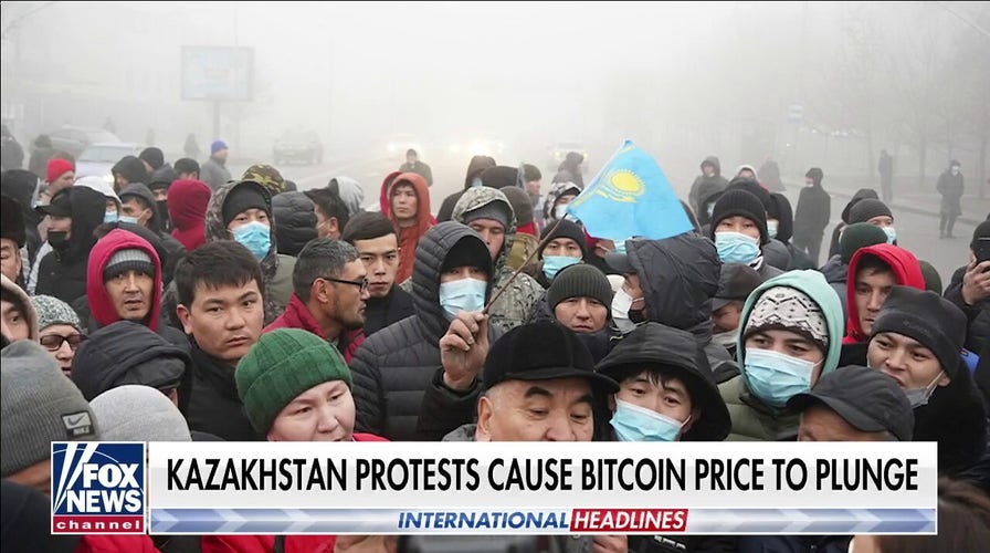 Kazakhstan protests plunge Bitcoin price as riots shut down internet