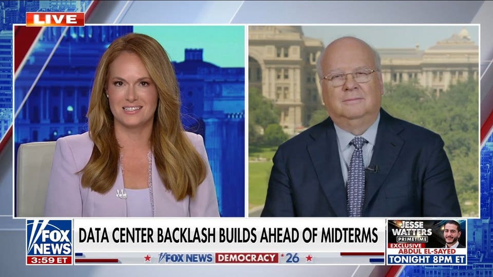 Karl Rove: AI data centers need ‘guardrails, standards’