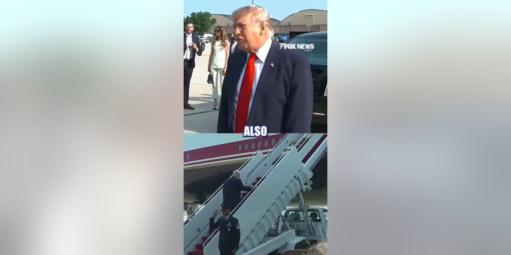 WATCH: Trump boards brand-new Air Force One for the first time