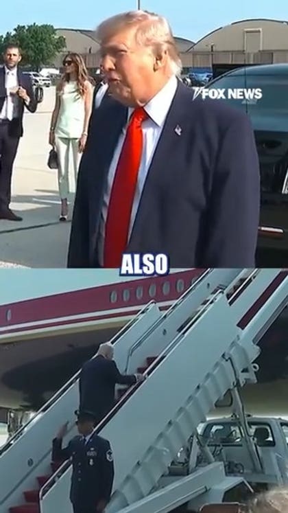 WATCH: Trump boards brand-new Air Force One for the first time