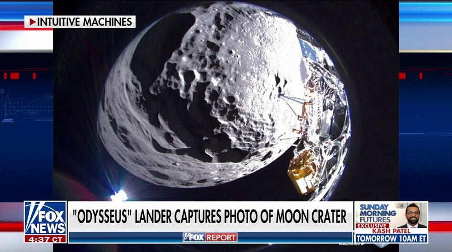 First commercial moon lander 'Odysseus' lands on moon