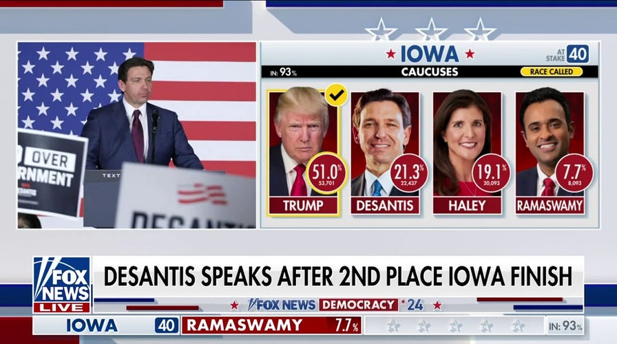 Ron DeSantis: We've got our ticket punched out of Iowa