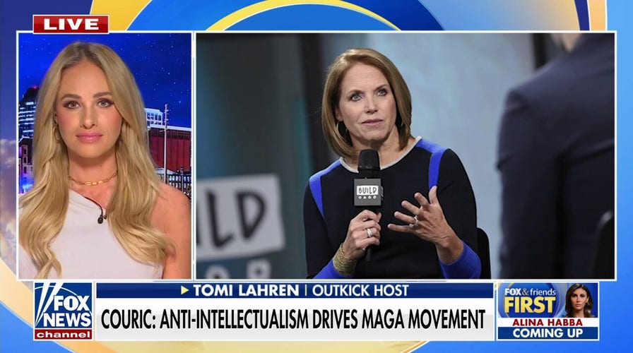 Tomi Lahren slams Katie Couric's rhetoric that 'anti-intellectualism' drives the MAGA movement: 'Disgusting'