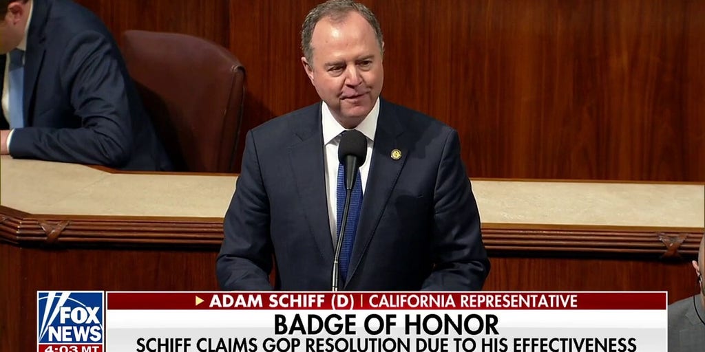 Adam Schiff says censure is due to his 'effectiveness' Fox News Video