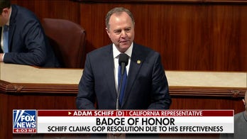 Adam Schiff says censure is due to his 'effectiveness'