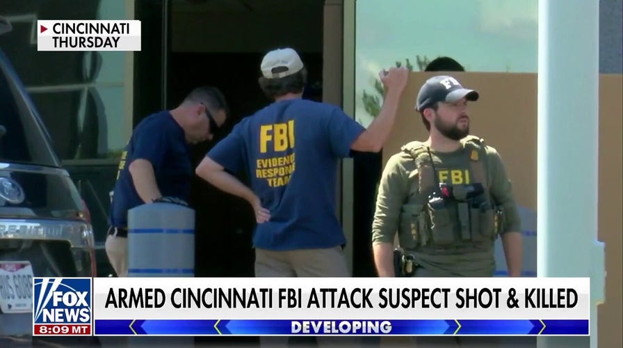 Armed suspect killed after attacking Cincinnati FBI office