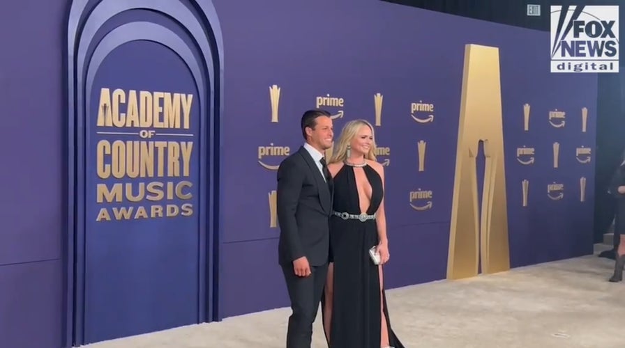 Miranda Lambert and her husband walk the 2024 ACM Awards red carpet