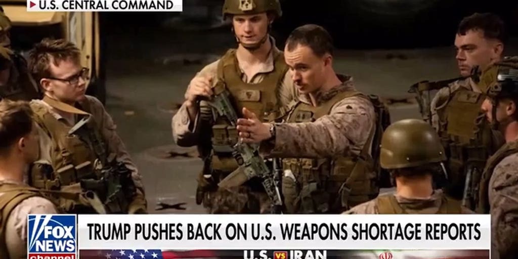 Trump fires back at US weapons shortage reports