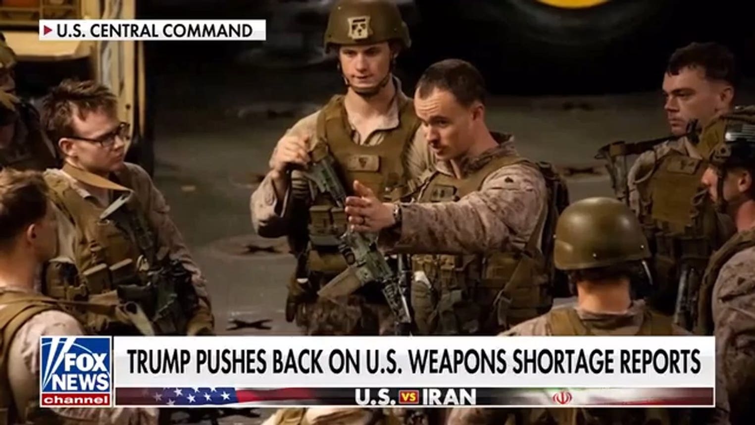 Trump fires back at US weapons shortage reports