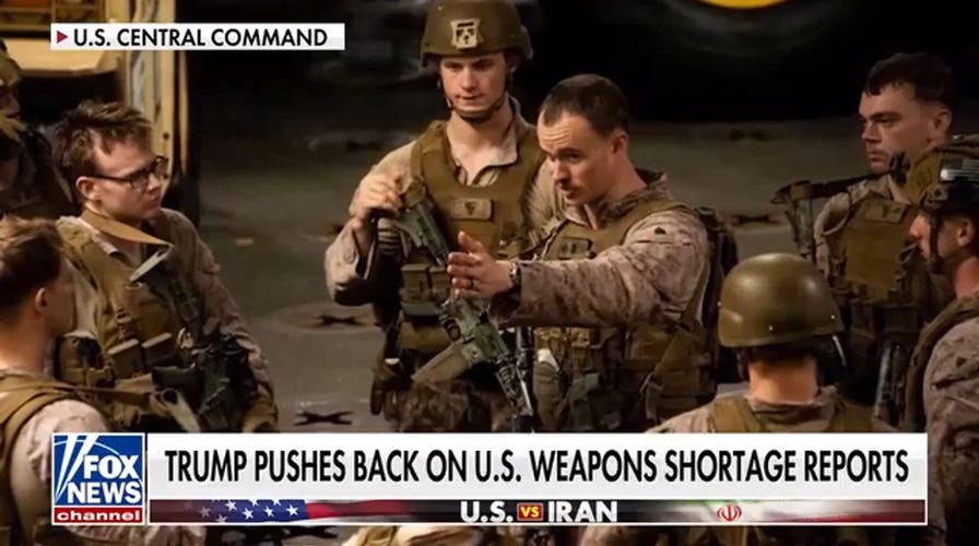 Trump fires back at US weapons shortage reports
