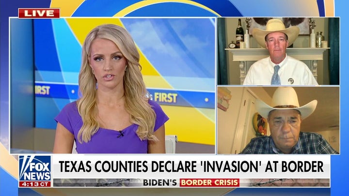 Texas sheriff rips border crisis as counties declare an 'invasion': 'The tide is rising'