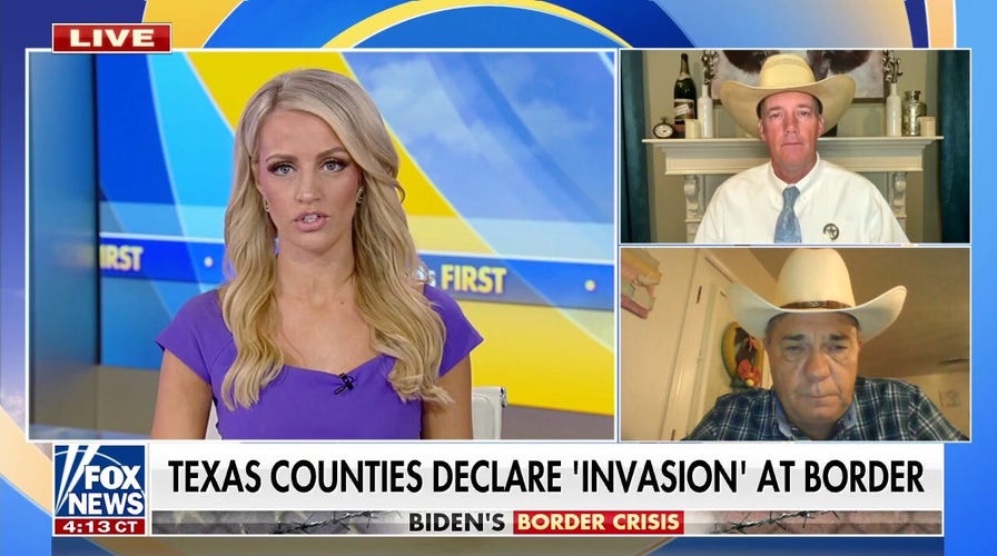 Texas sheriff rips border crisis as counties declare an 'invasion': 'The tide is rising'