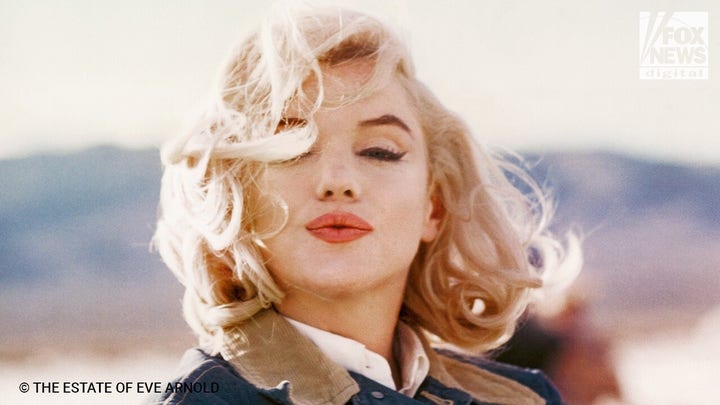 Marilyn Monroe book promo image.