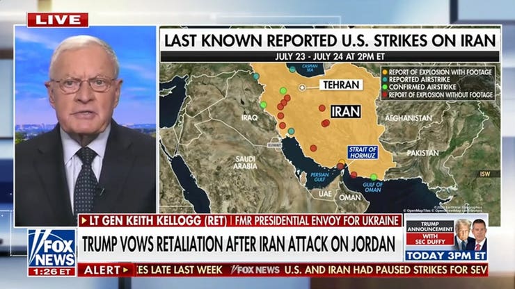 Trump vows retaliation after Iranian attack on Jordan
