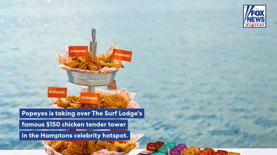 Popeyes brings chicken tender tower to Montauk's Surf Lodge this summer