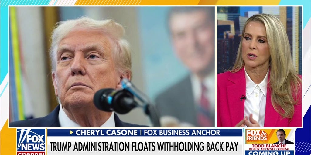 Trump admin weighs withholding back pay as government shutdown continues