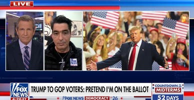 Trump sends message to GOP voters: 'Pretend I'm on the ballot'