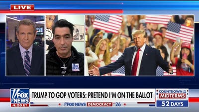Trump sends message to GOP voters: 'Pretend I'm on the ballot'