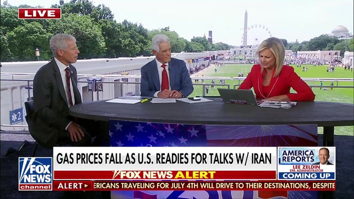 Gas prices continue to fall as US readies for talks with Iran
