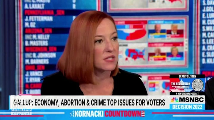 Jen Psaki: 'Not a lot Democrats could have done' to change inflation 'reality'