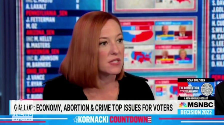 Jen Psaki: 'Not a lot Democrats could have done' to change inflation 'reality'