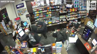 Surveillance video shows brutal attack on cashier in gas station robbery - Fox News