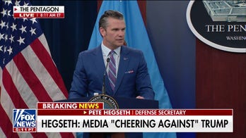 Hegseth tears into media for 'cheering' against Trump, Iran strikes