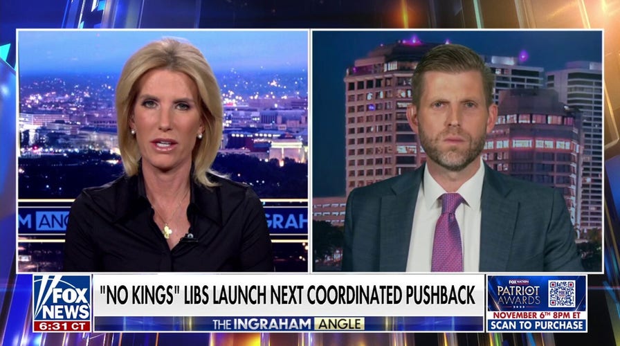 Eric Trump decries Democratic ‘weaponization’ and deplatforming of his father