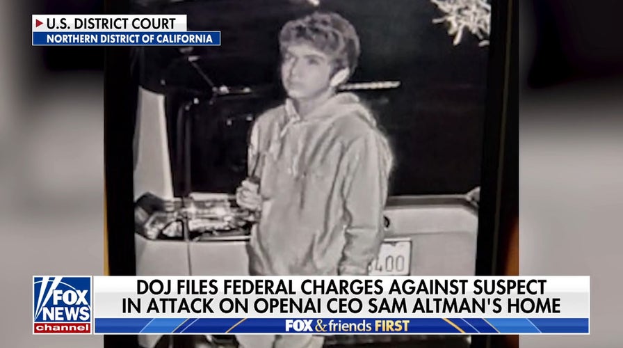 Man charged aft  Molotov onslaught  targeting OpenAI CEO's home