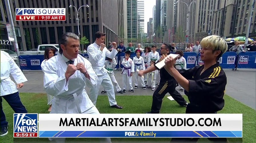 'Fox & Friends Weekend' co-hosts learn a lesson in martial arts