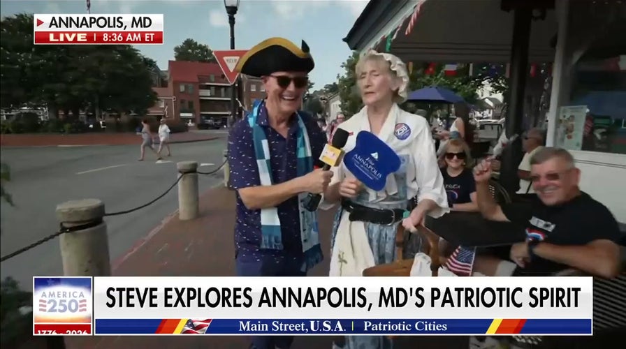 Steve Doocy explores Annapolis, MD's patriotic spirit for America's 250th