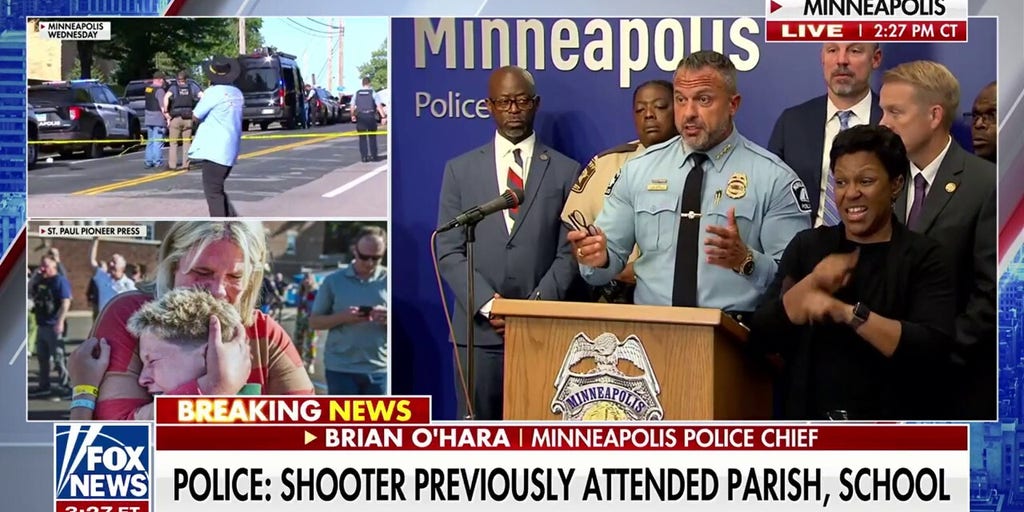 Minneapolis police chief urges media outlets to stop saying church shooter's name, says 'no doubt' he wanted to terrorize innocent children