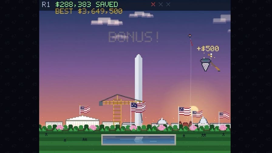 White House launches MAGA-themed arcade game website