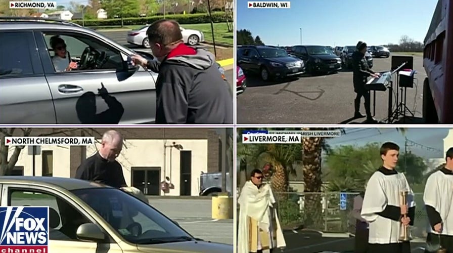 Churches nationwide get creative to hold Easter services amid social distancing