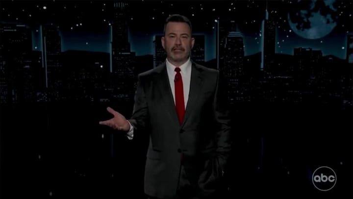 Jimmy Kimmel chokes up as he thanks viewers for support after 'hard year'