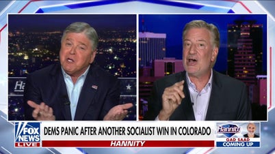 Bill de Blasio and Sean Hannity clash over the trajectory of the left