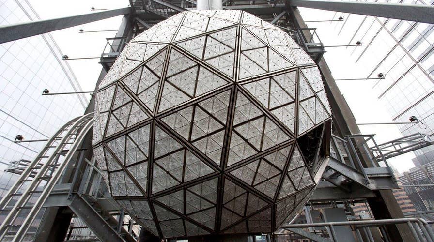 What goes into the famous Times Square ball?