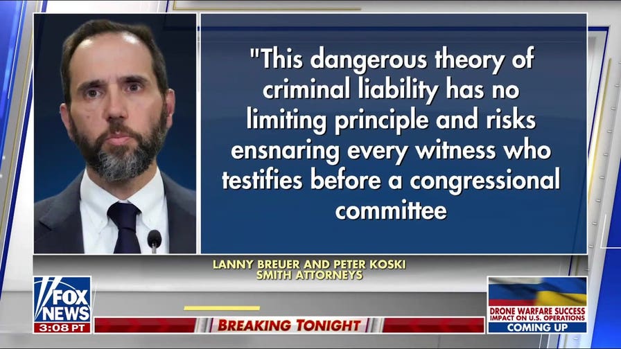 , Jack Smith, allies slam DOJ criminal referral