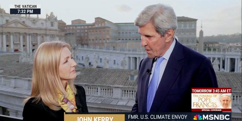 John Kerry says Pope Francis rolled his eyes at climate change inaction