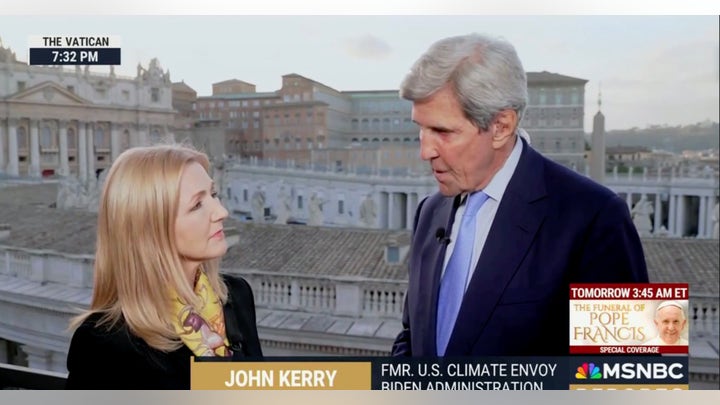 John Kerry says Pope Francis rolled his eyes at climate change inaction