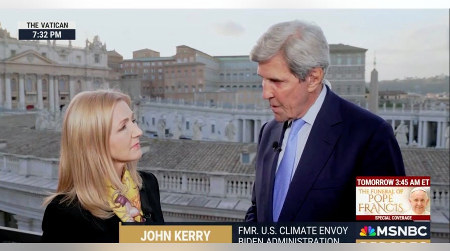 John Kerry says Pope Francis rolled his eyes at climate change inaction