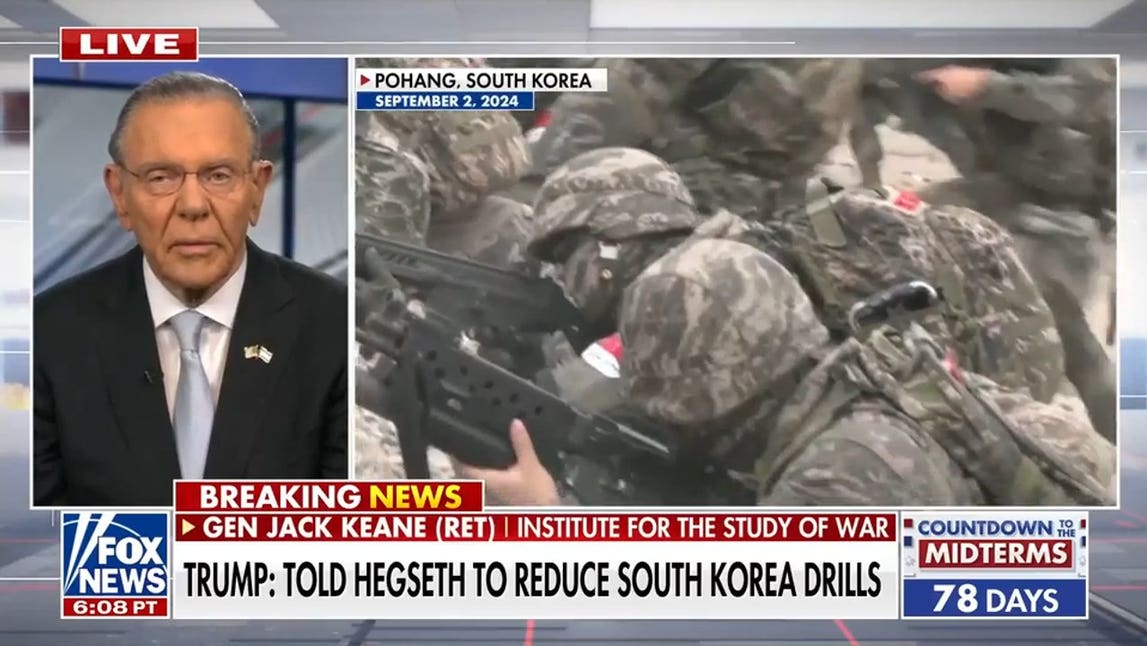 Trump orders Pete Hegseth to reduce South Korea military drills